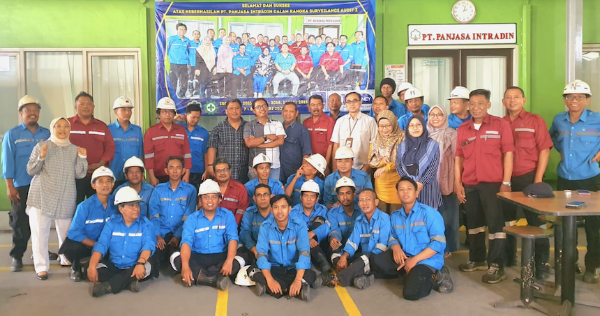 PANJASA INTRADIN BERHASIL DALAM SURVEILANCE AUDIT ISO 9001, 14001 dan 45001